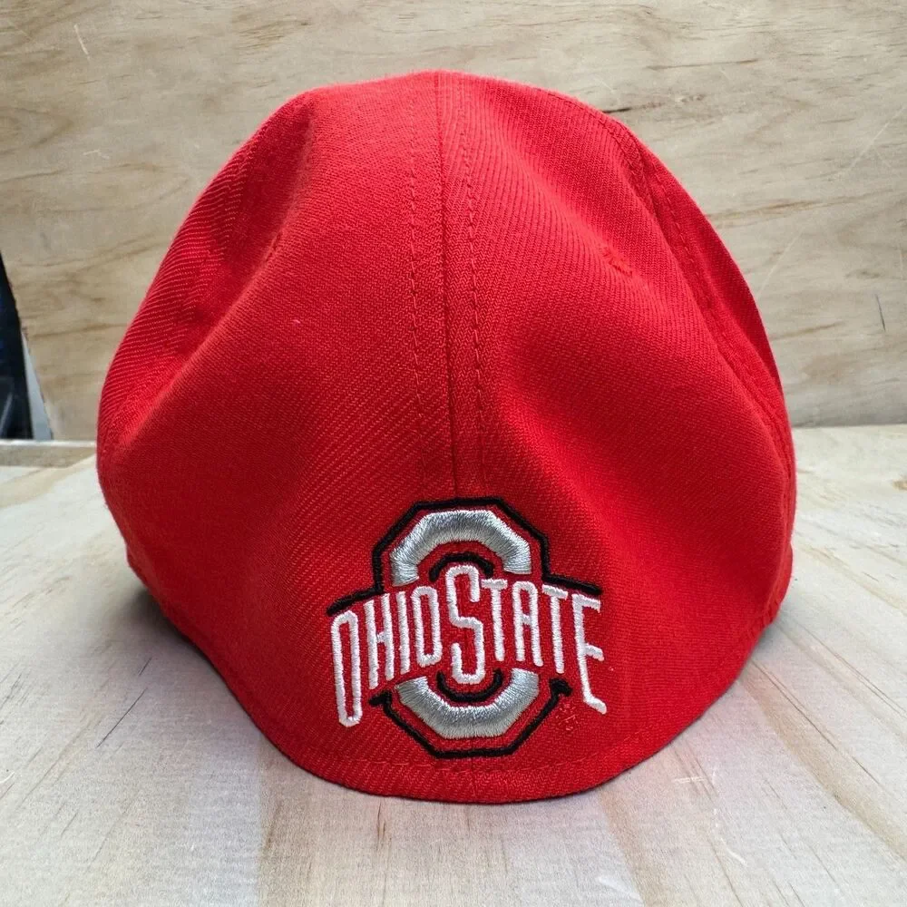 NEW Ohio State Buckeyes Nike Local O-H-I-O Swoosh Flex Hat Fitted Scarlet M/L